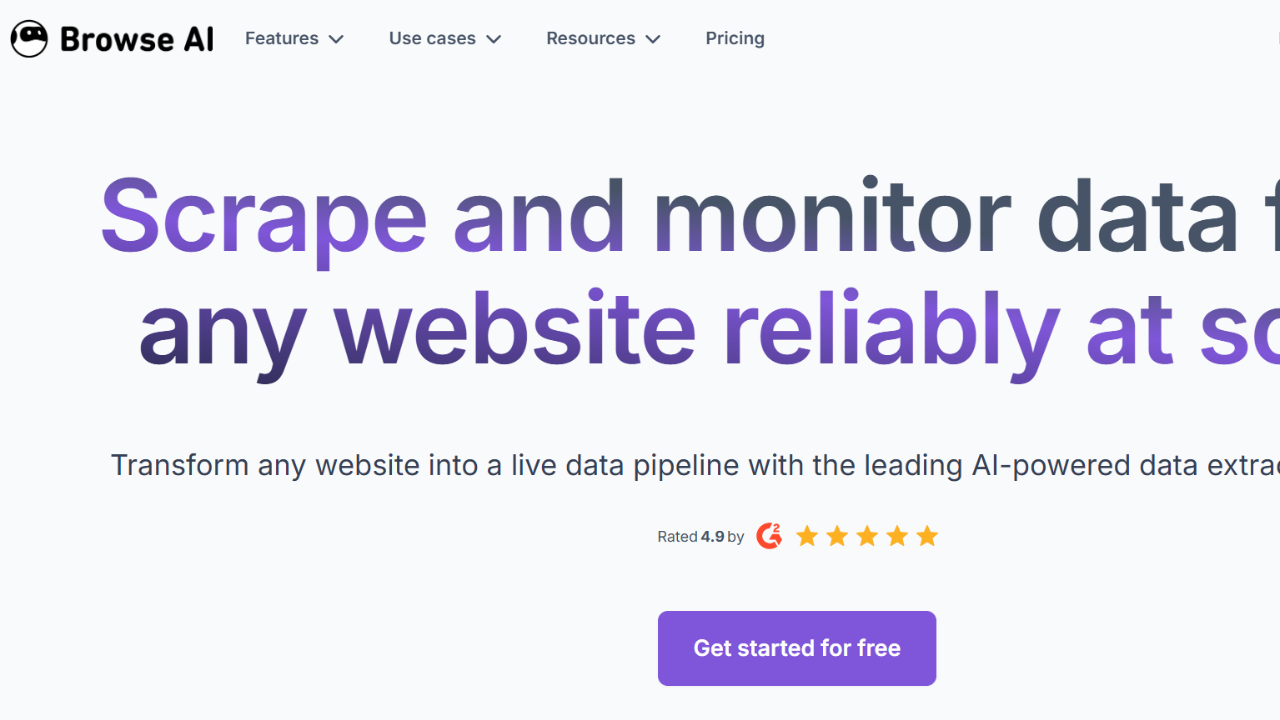 Browse AI: Transform Any Website into an Automated Data Source